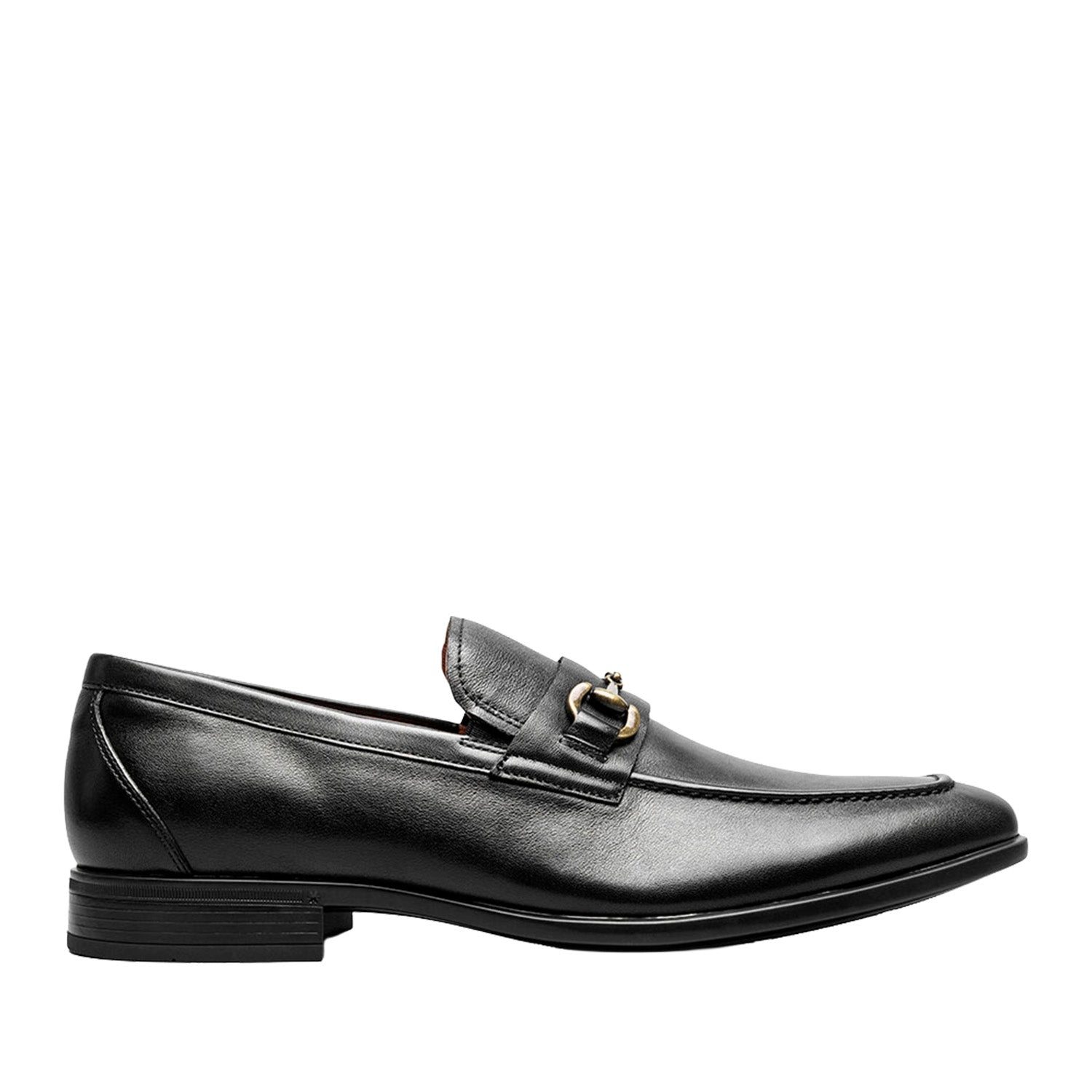 Florsheim Men's Zaffiro Moc Toe Bit Loafer in Black