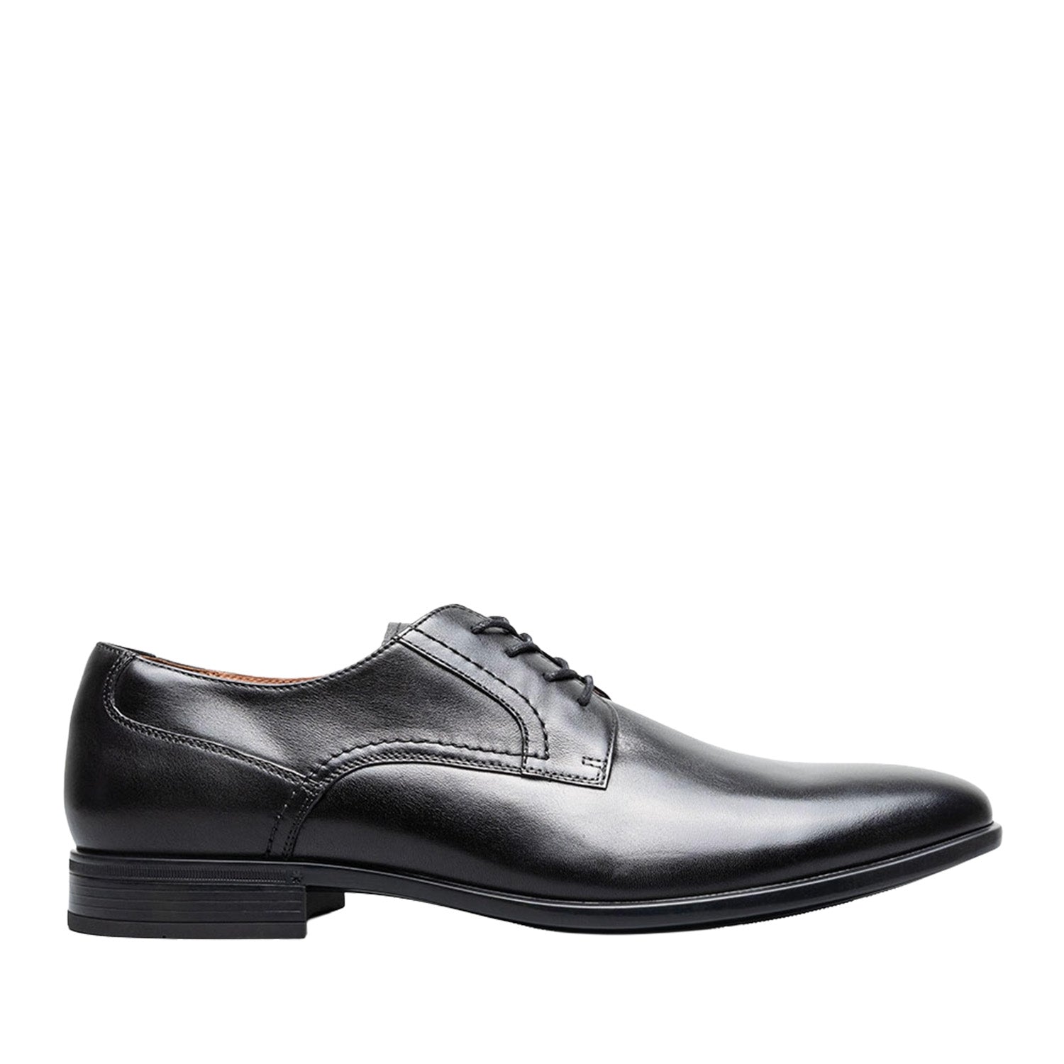 Florsheim Men's Zaffiro Plain Toe Oxford in Black Milled