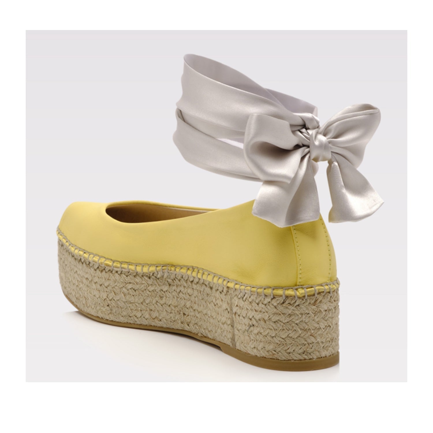 Free People Women's Starboard Wrap Espadrille in Lemon