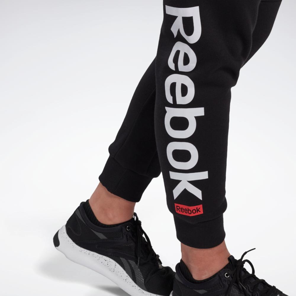 Reebok Apparel  Women's Linear Logo Pant Reebok Training App Women Black Reg