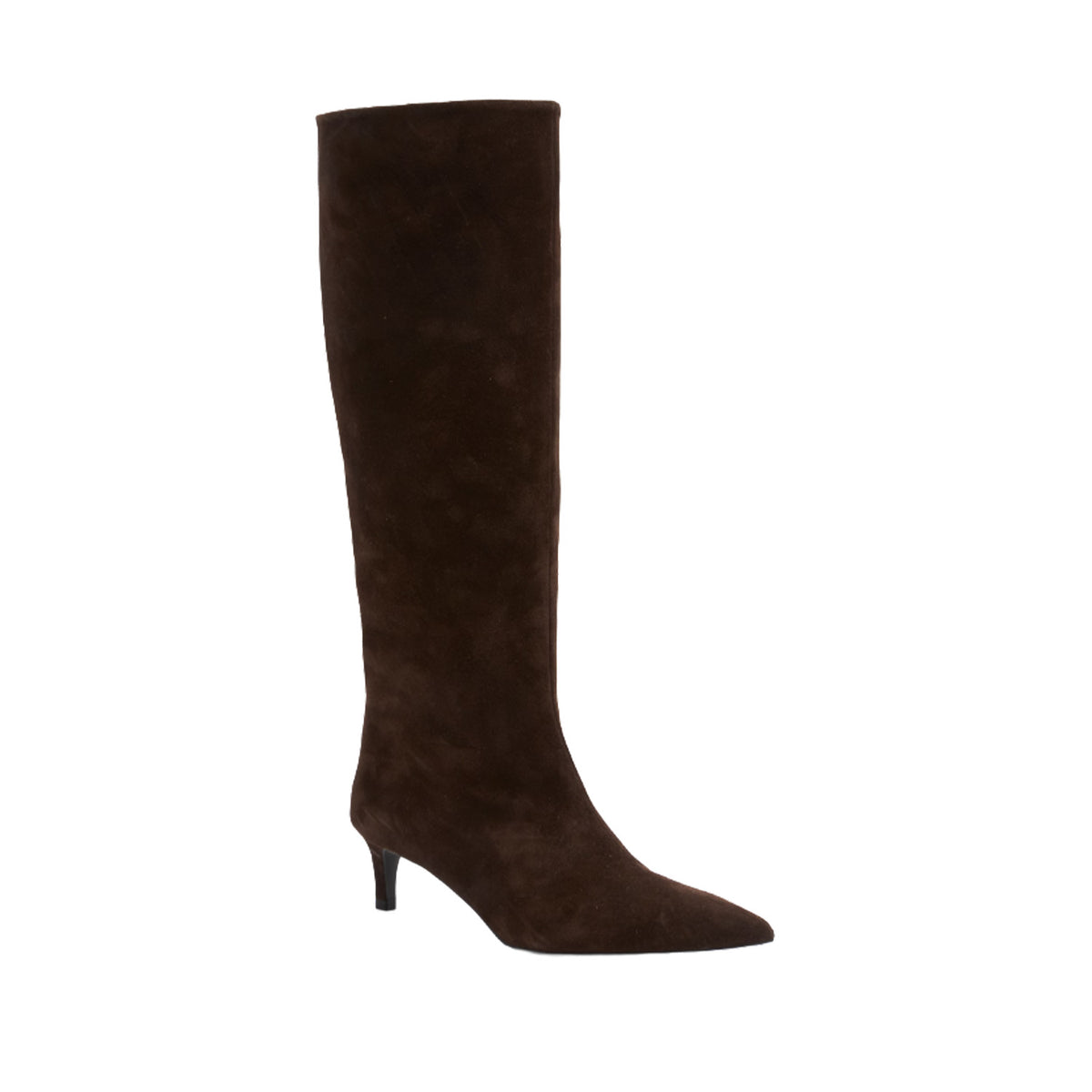 Free People Women's Kiki Kitten Heel Boot in Chocolate