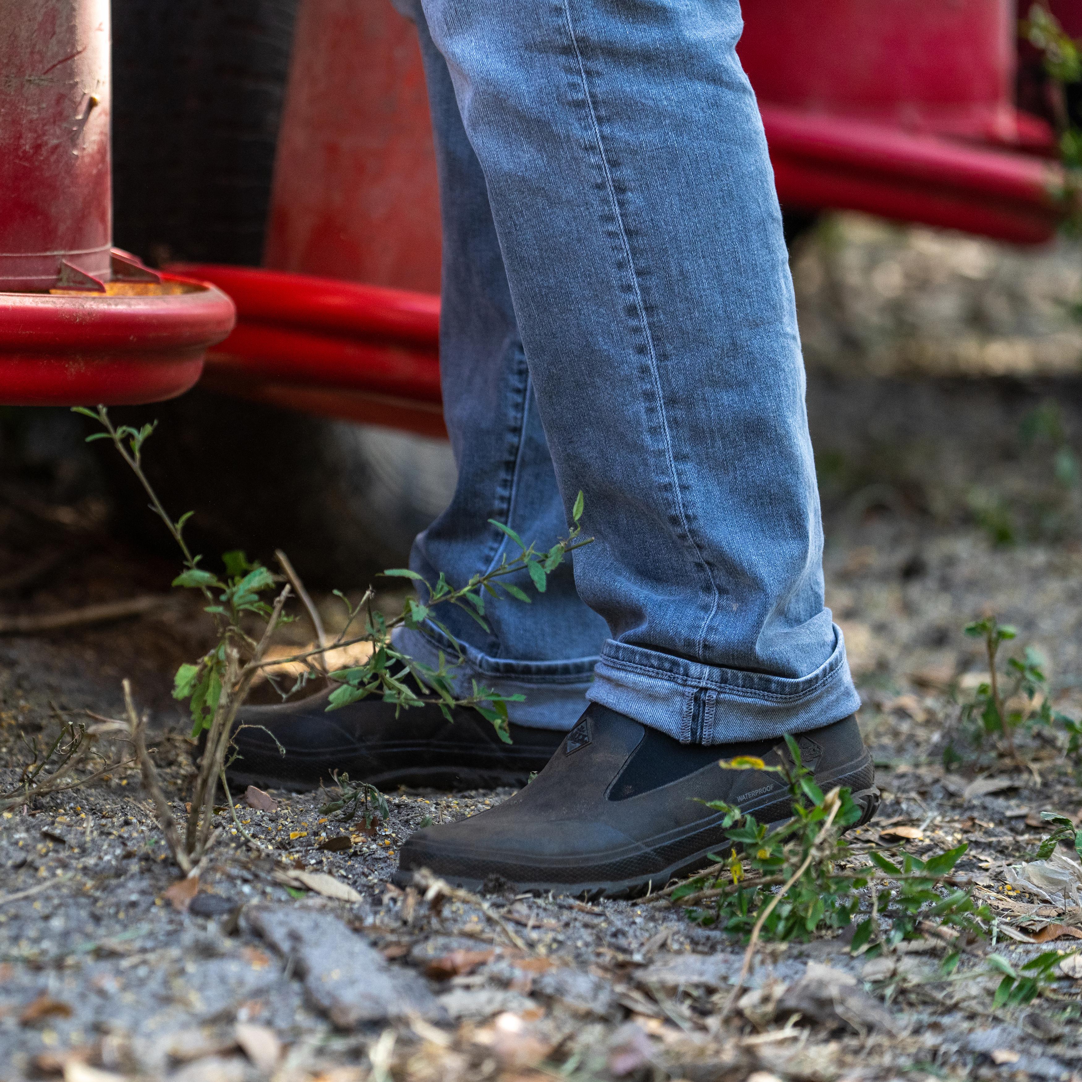 Chaussures Muck Footwear Forager 9 Slip On pour homme et unisexe, noires, taille M