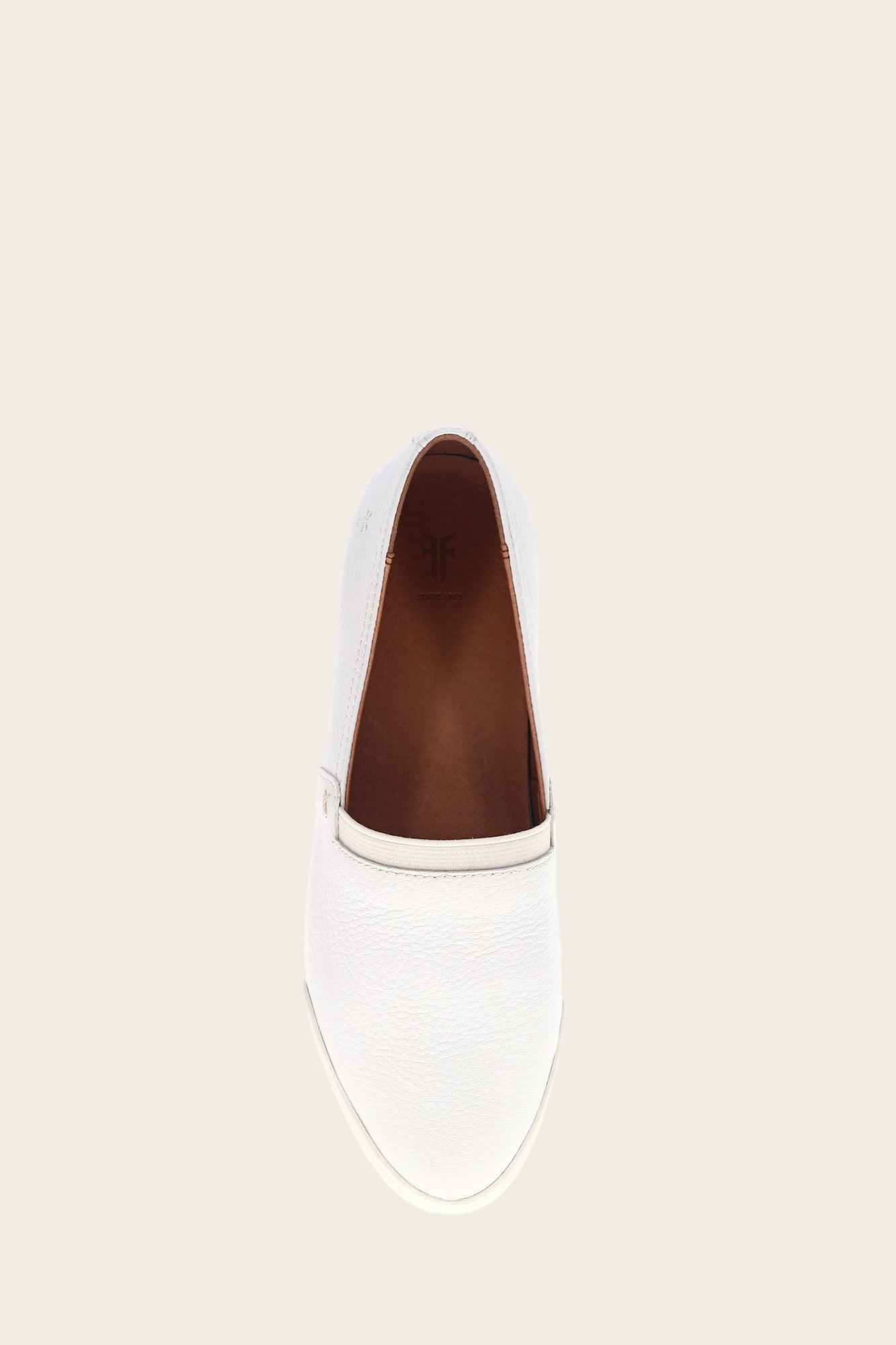 Frye Women's Melanie Slip On In White/Tumbled