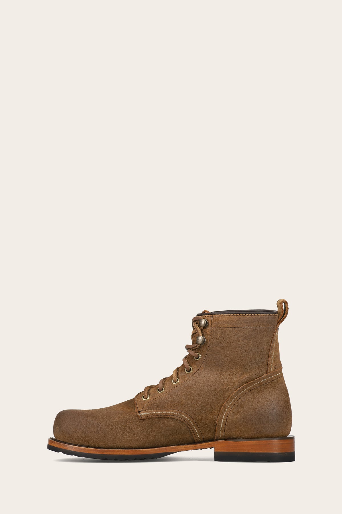 Frye Men's Hudson Plain Toe Workboot In Bark M