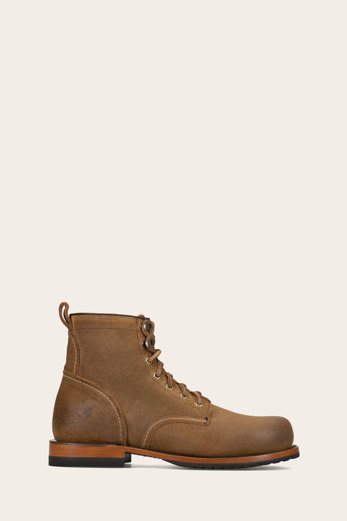 Frye Men's Hudson Plain Toe Workboot In Bark M