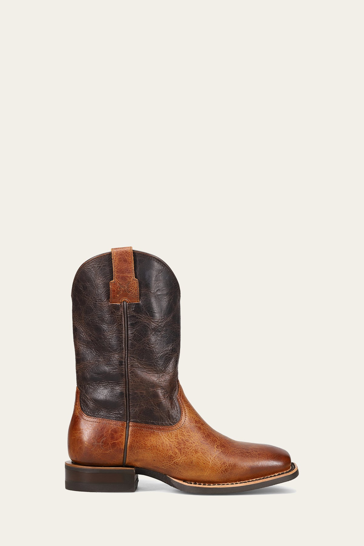 Frye Men's Hauser Roper M In Saddle/Dark Brown