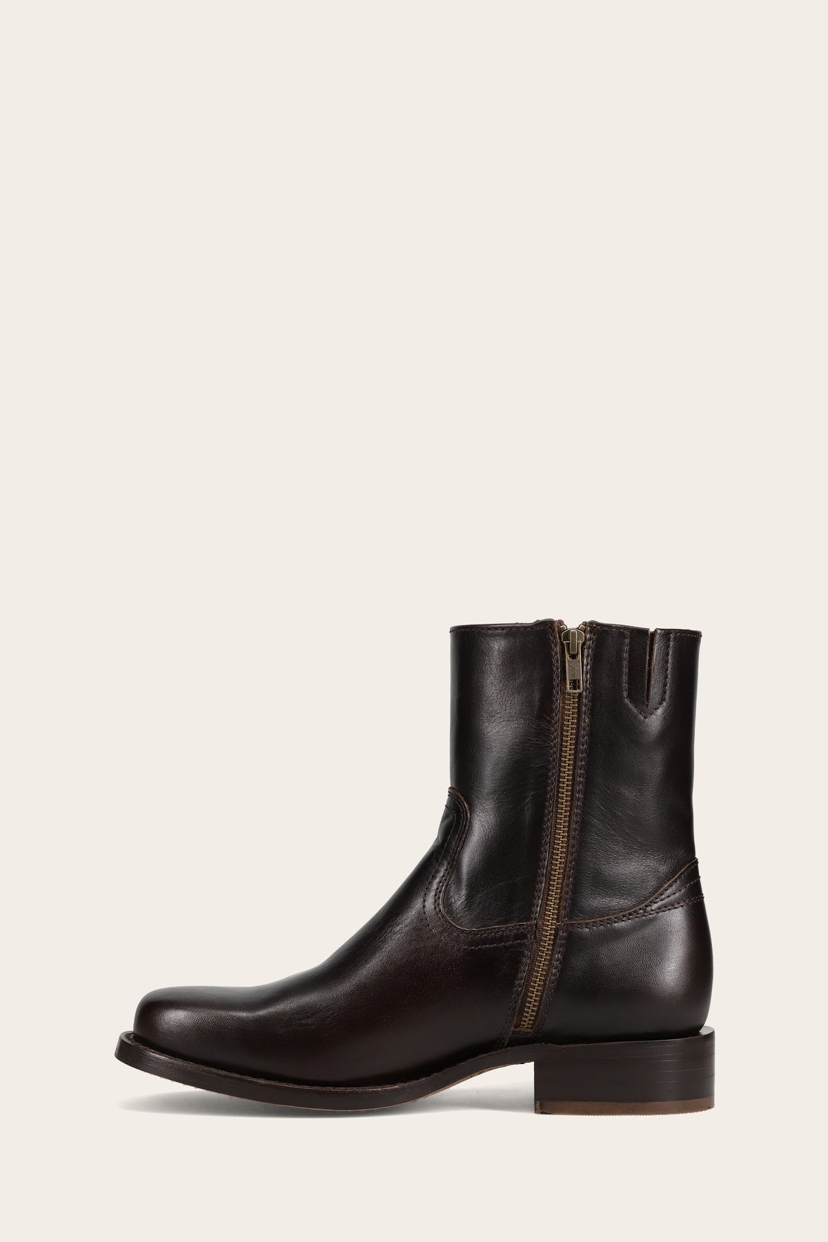 Frye Men's Campus Inside Zip In Brown M