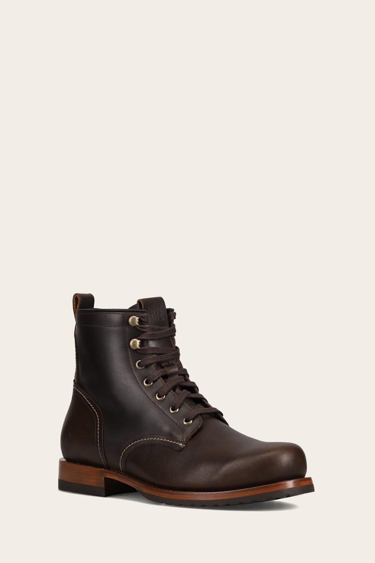 Frye Men's Hudson Plain Toe Workboot In Brown M