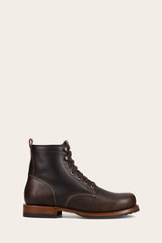 Frye Men's Hudson Plain Toe Workboot In Brown M