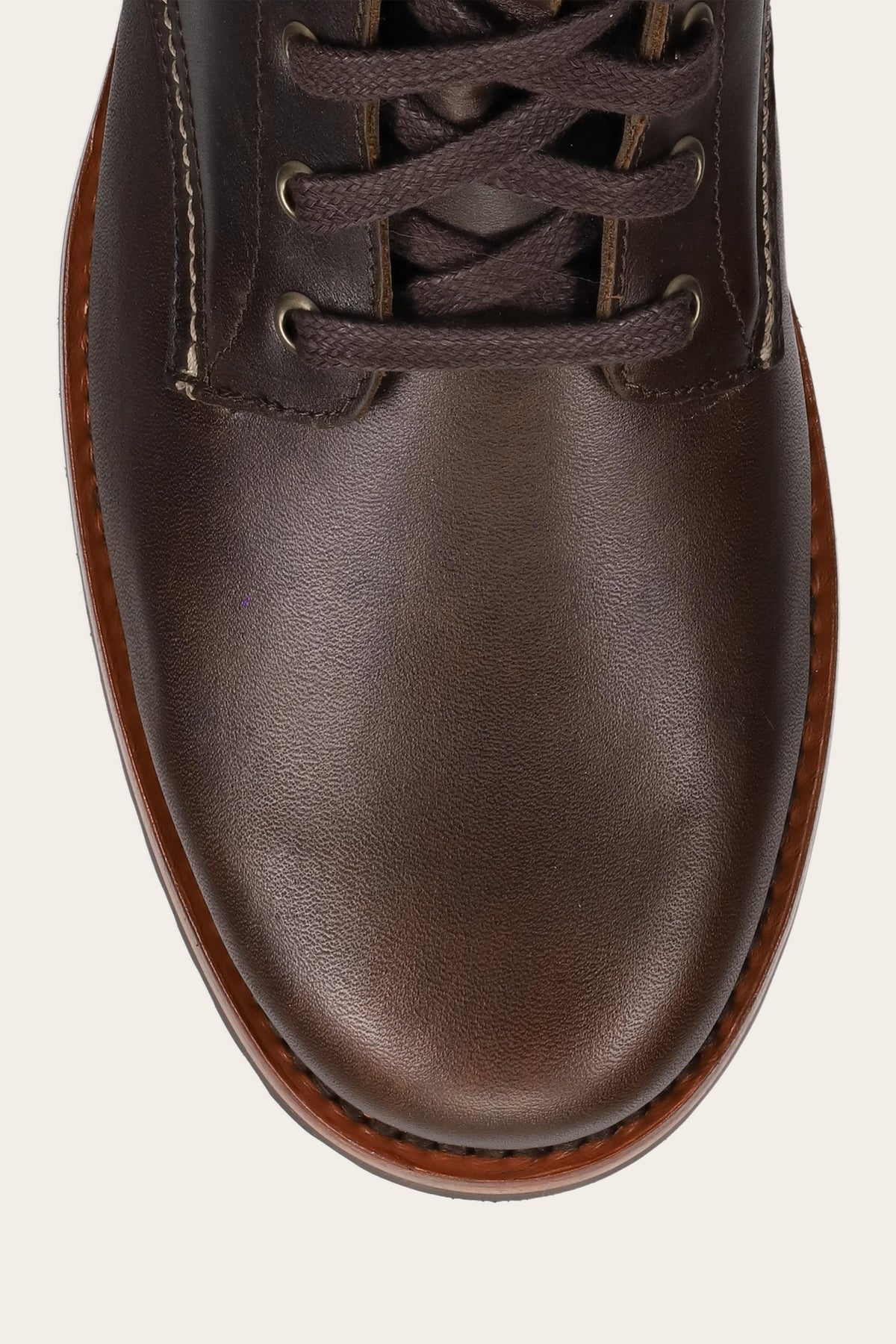 Frye Men's Hudson Plain Toe Workboot In Brown M