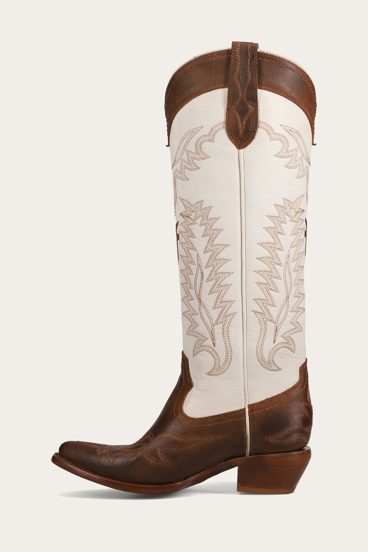 Frye Women's Sacha Feather Deco M In Toffee/White