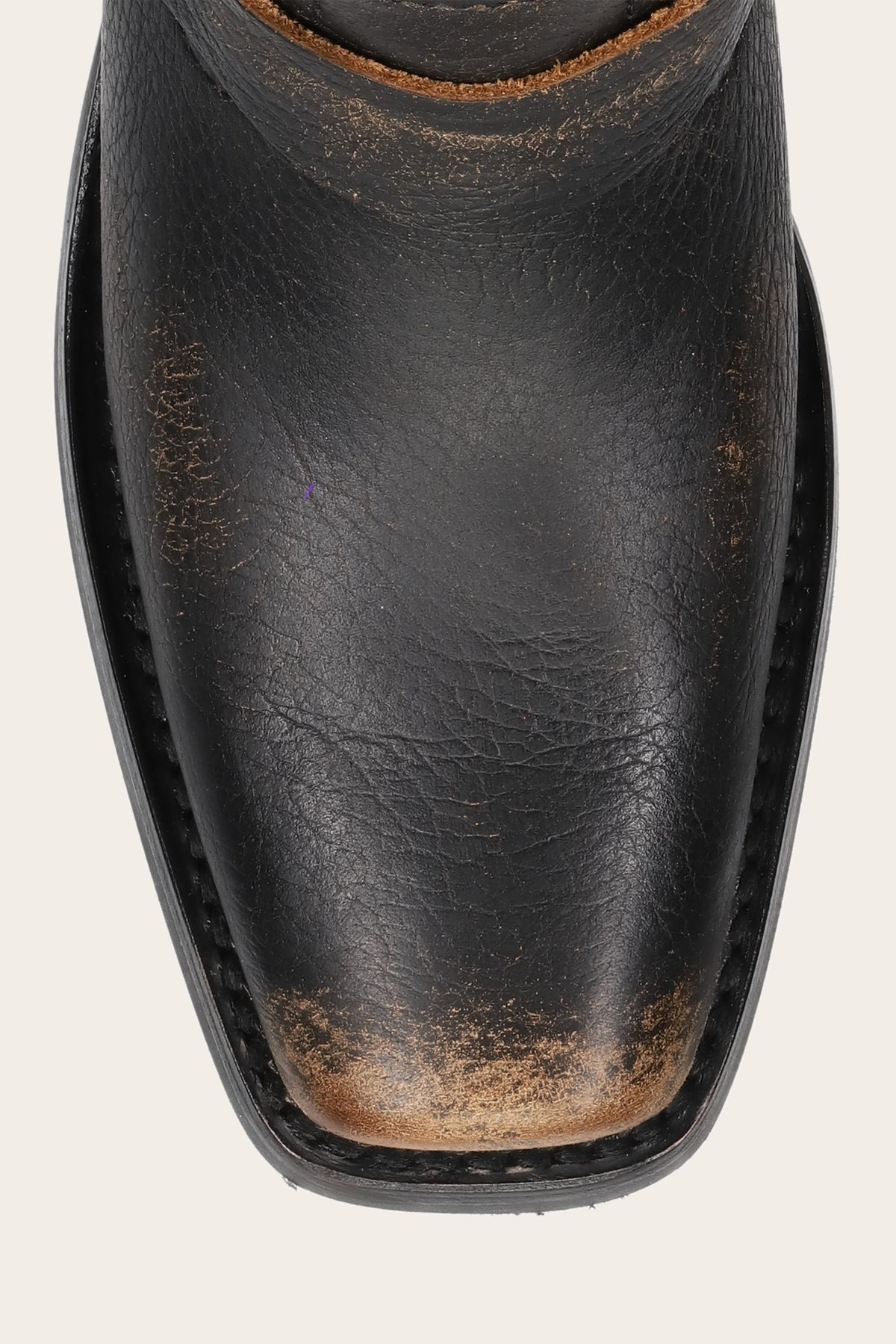 Frye Women's Harness 12R In Black/Tan M