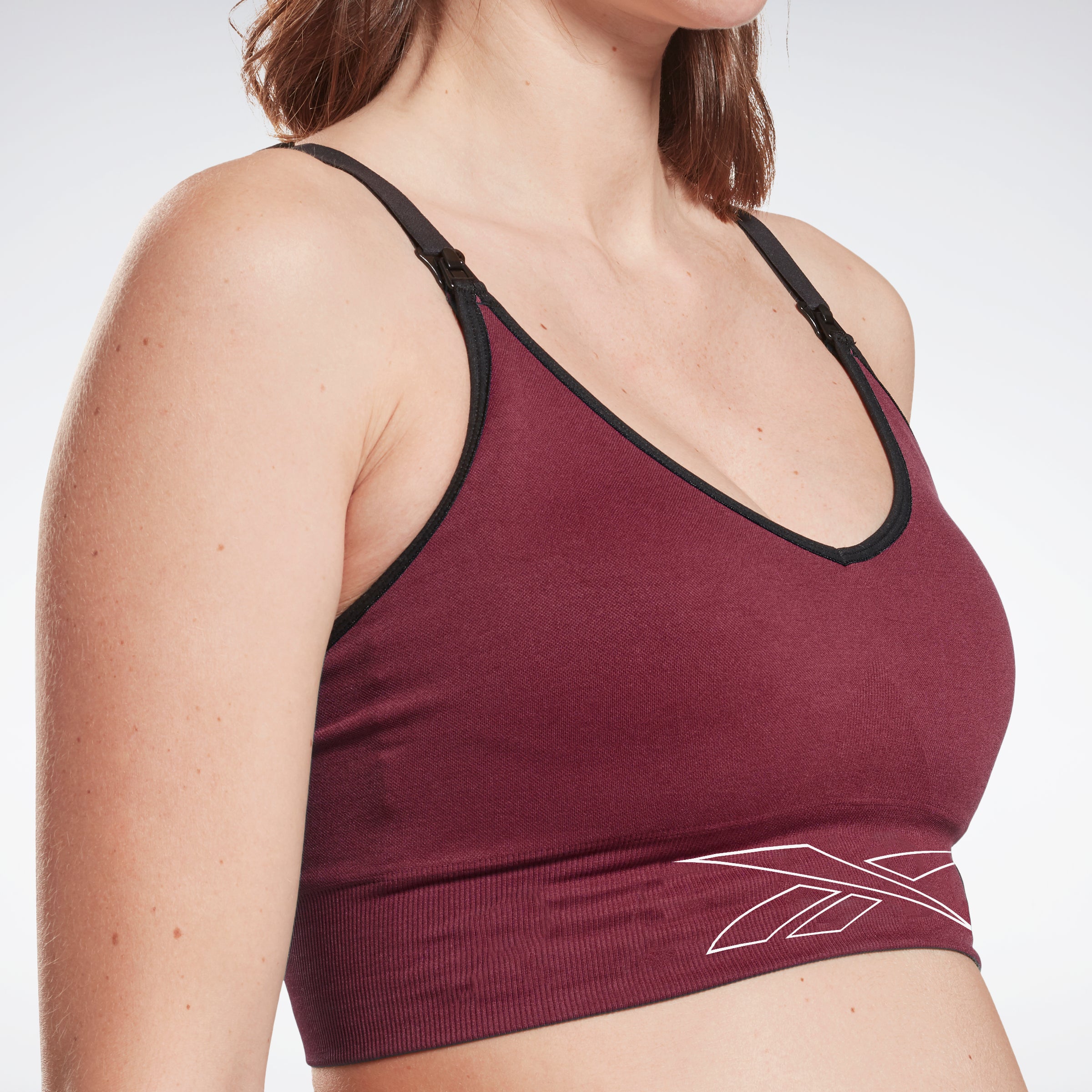 Reebok Women's S Maternity Bra  In Maroon REG