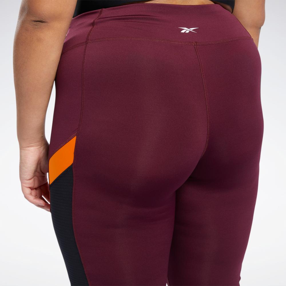 Reebok Apparel  Women's Wor Mesh Tight Reebok Training App Women Red Reg