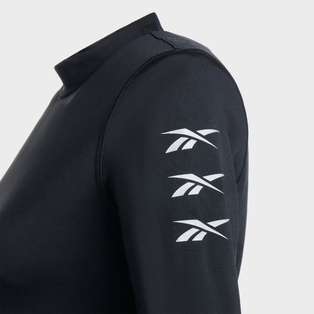 Reebok Apparel  Women's Wor Myt Long Sleeve Reebok Training App Women Black Reg