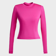 Reebok Apparel  Women's Wor Myt Long Sleeve Reebok Training App Women Pink Reg