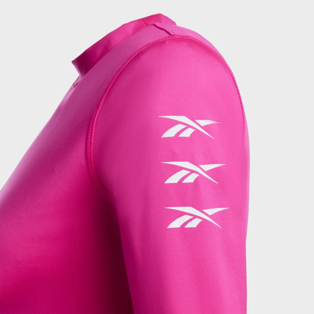 Reebok Apparel  Women's Wor Myt Long Sleeve Reebok Training App Women Pink Reg