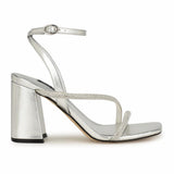 Nine West Women's Gaden3 Silver M