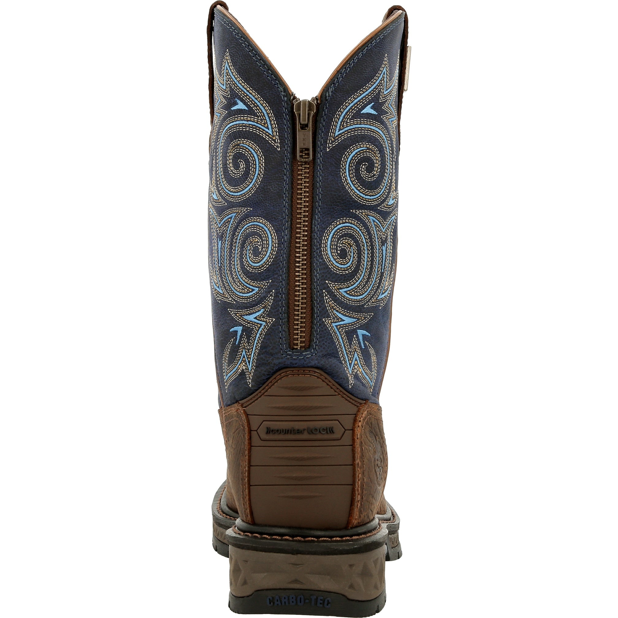 Georgia Men's Gb00435 Short Boot Carbo-Tec Lt In Brown/Navy W