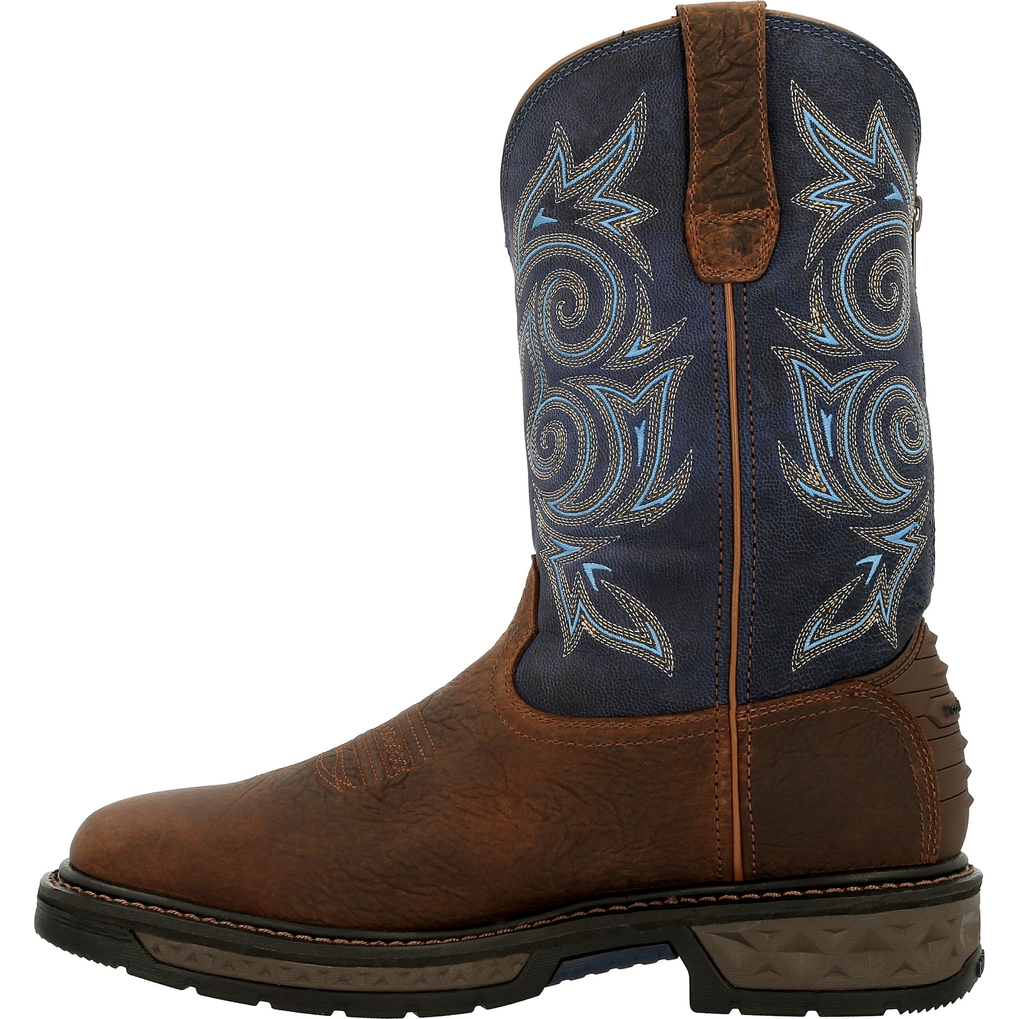 Georgia Men's Gb00435 Short Boot Carbo-Tec Lt In Brown/Navy W