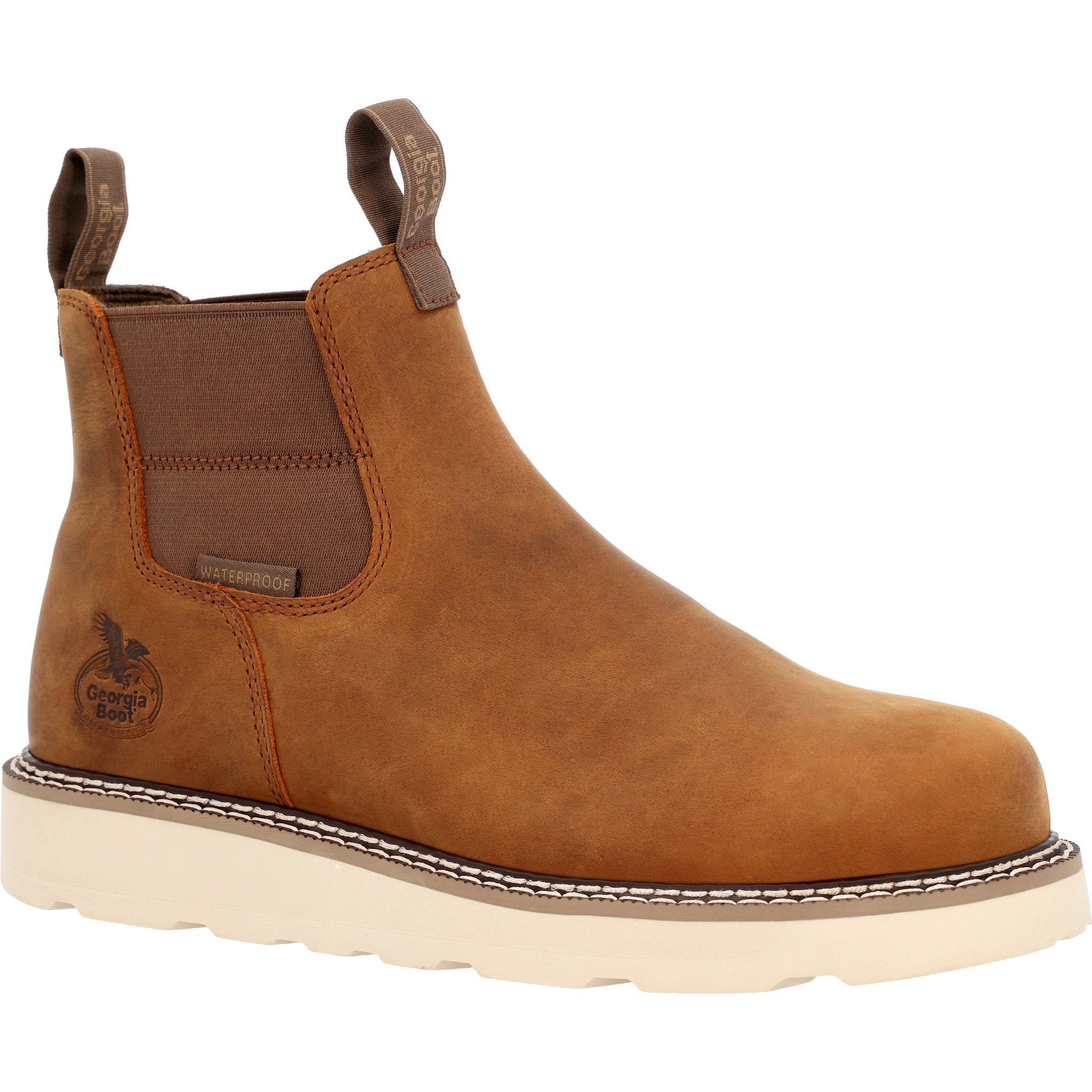 Georgia Men's Gb00694 Short Boot Core 37 Wedge In Barracuda W