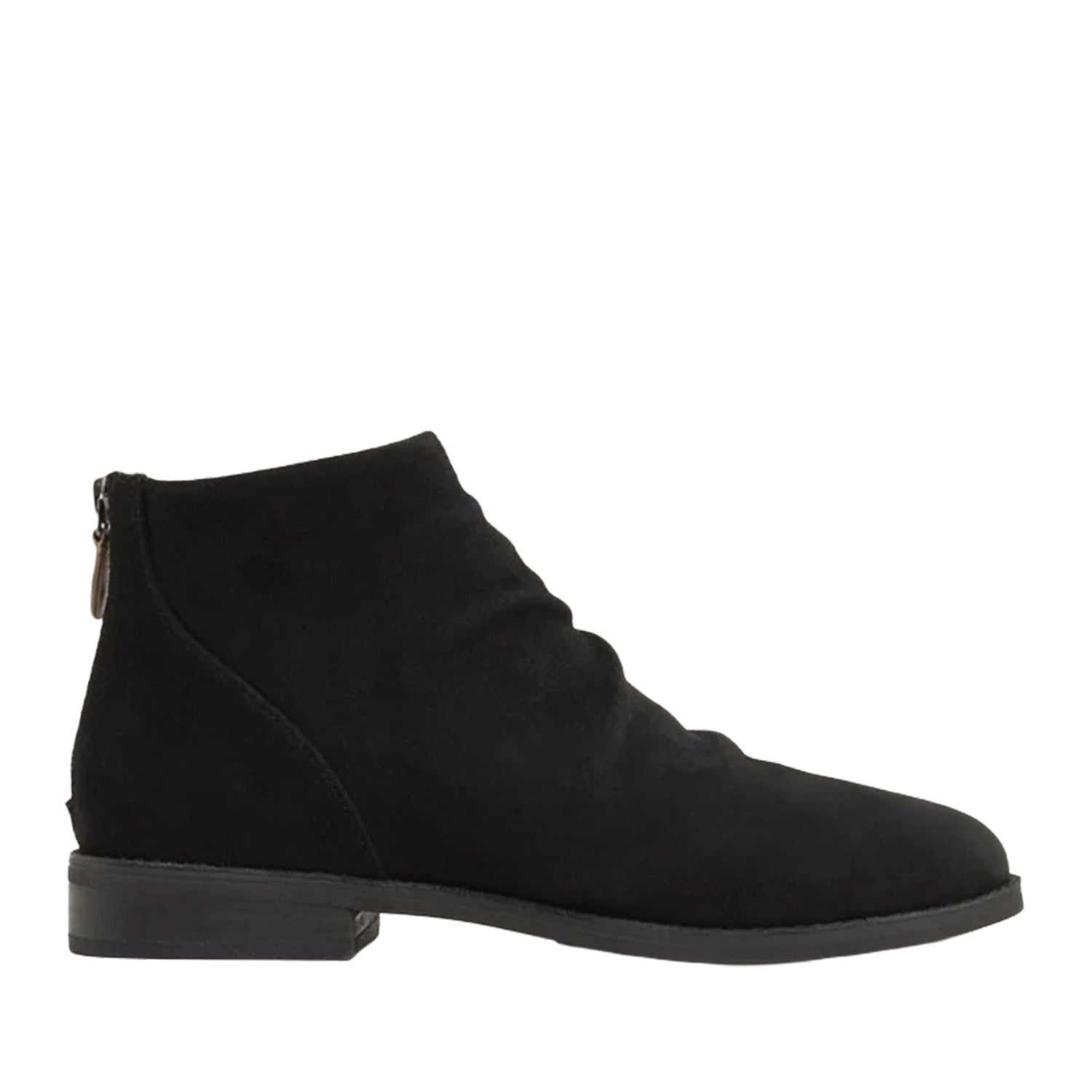 Gentle Souls Women's Emma Zip Bootie in Black
