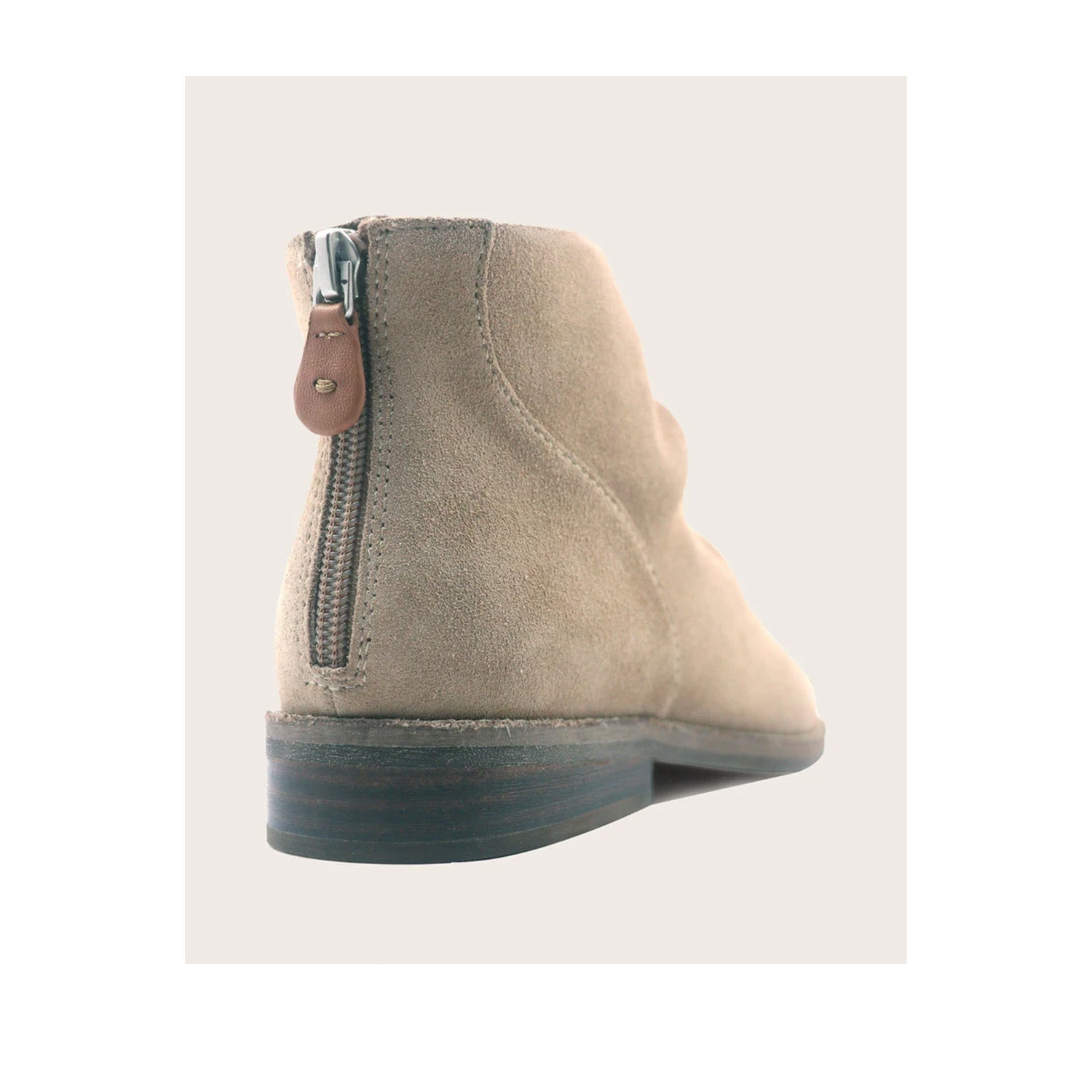Gentle Souls Women's Emma Zip Bootie in Mushroom