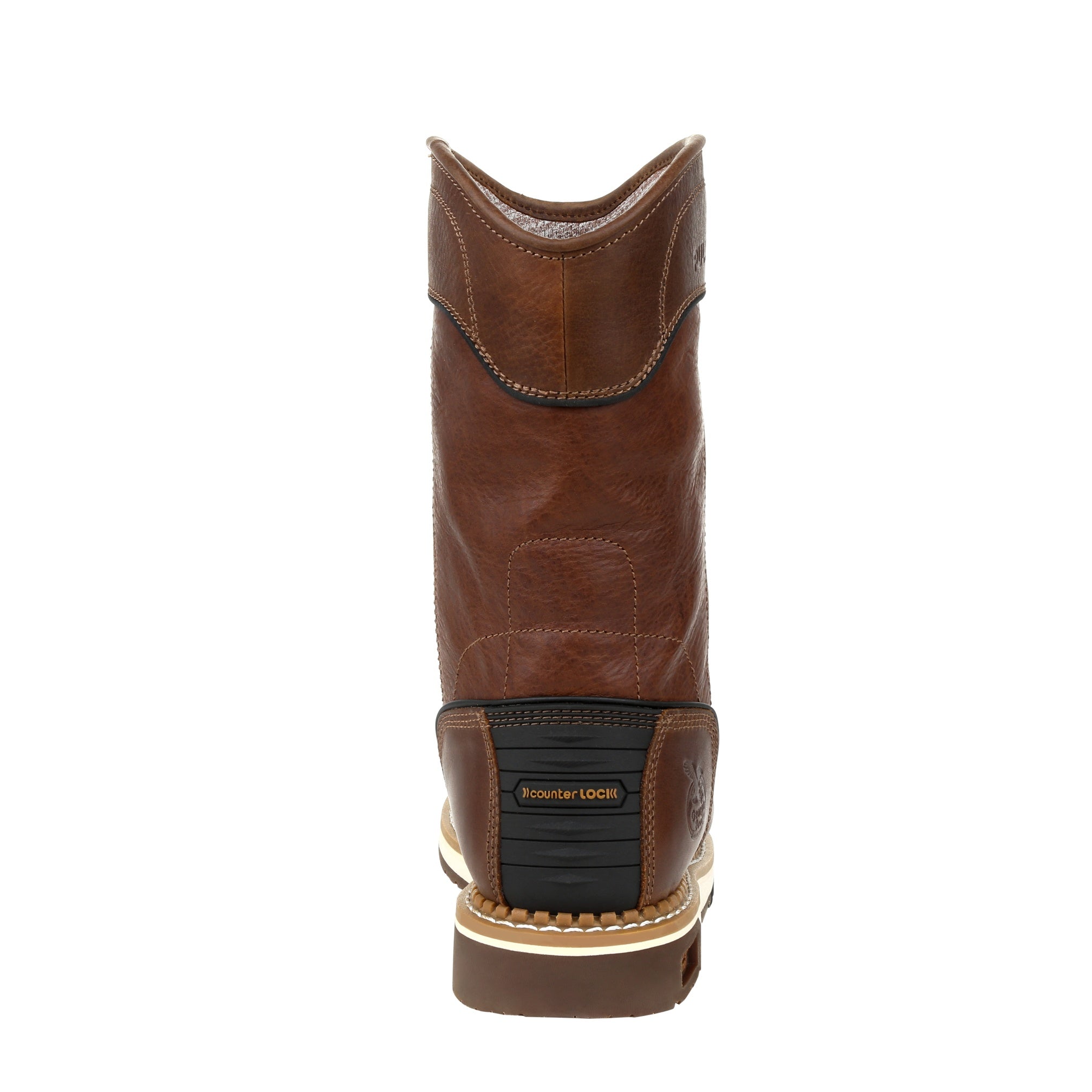 Georgia Men's Gb00369 Short Boot Amp Lt Wedge In Dark Brown W