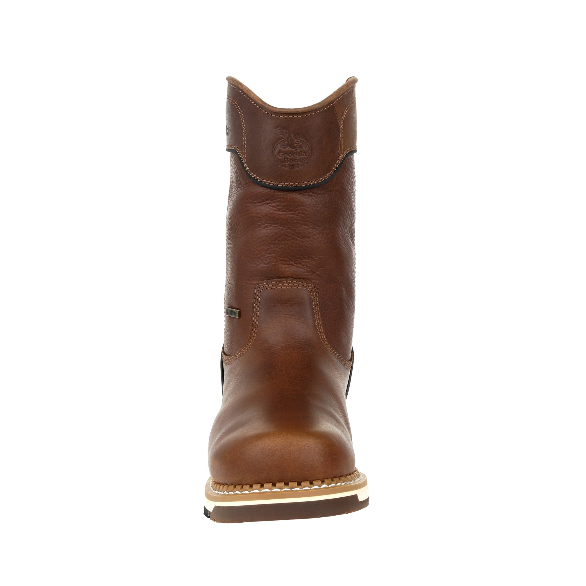 Georgia Men's Gb00369 Short Boot Amp Lt Wedge In Dark Brown W
