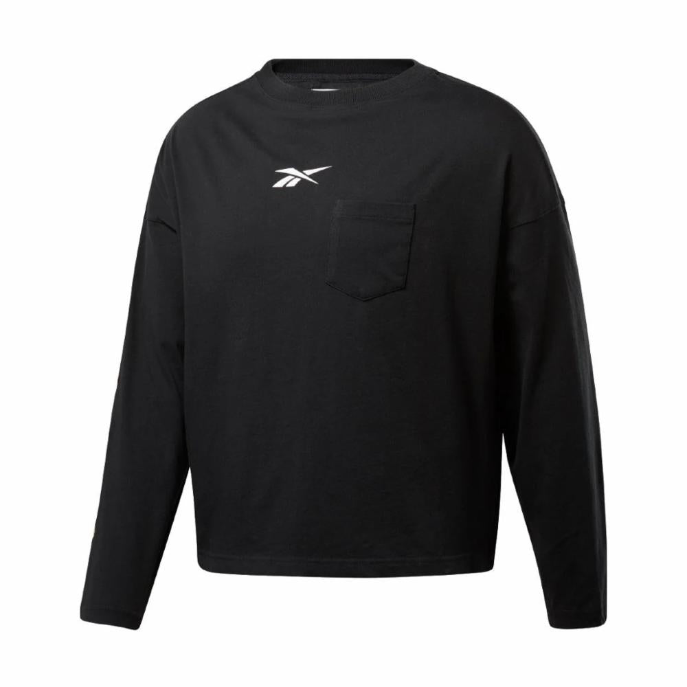 Reebok Apparel  Unisex' Rcpm Longsleeve Reebok Classics App Men Black Reg