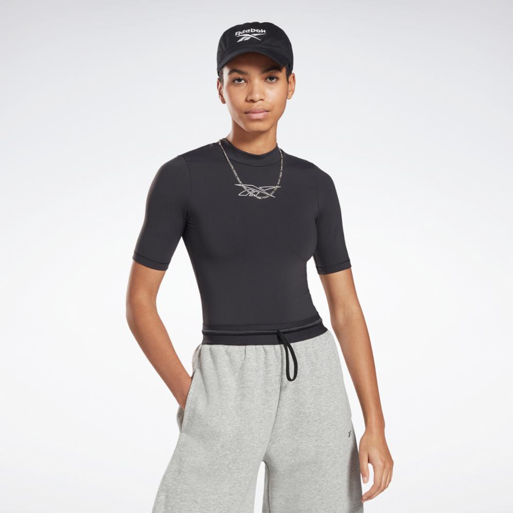 Reebok Apparel  Women's Sh Bodysuit Reebok Training App Women Black Reg