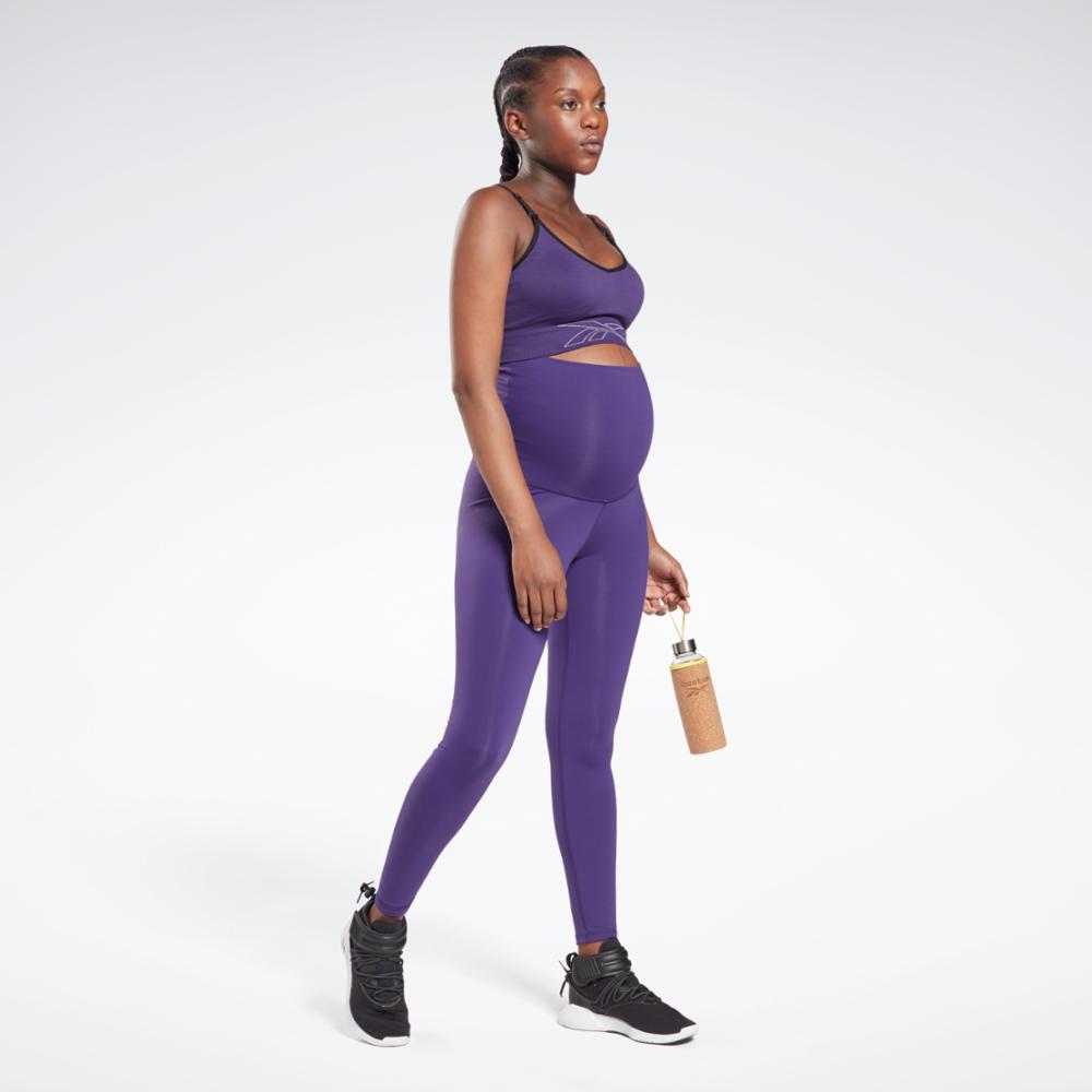 Reebok Apparel  Women's S Maternity Bra Reebok Training App Women Purple Reg