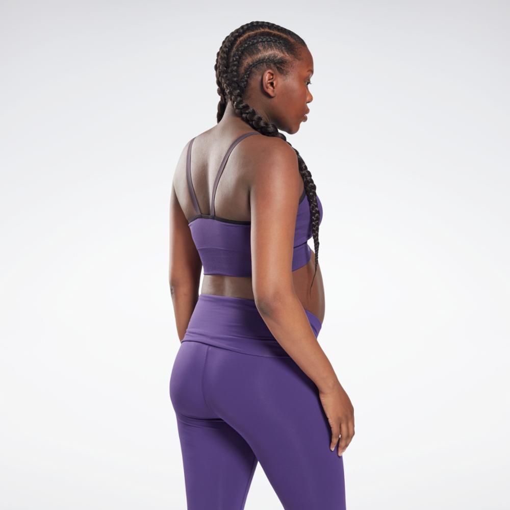 Reebok Apparel  Women's S Maternity Bra Reebok Training App Women Purple Reg
