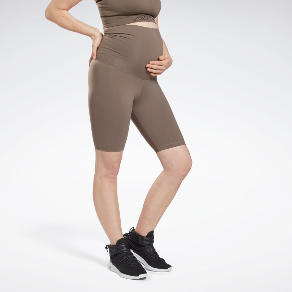 Reebok Apparel  Women's Sr Lux Maternity Sh Reebok Training App Women Brown Reg