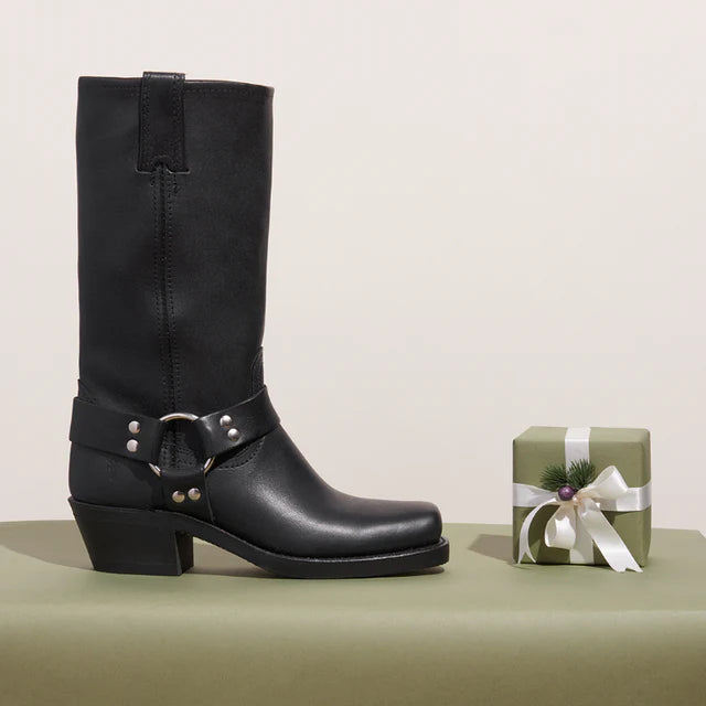 The Stanley Faux Leather Boot In Black • Impressions Online Boutique