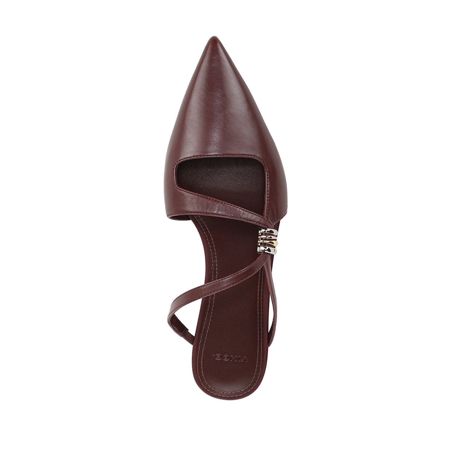 Vince. Chaussures Gilia pour femmes, couleur cerise foncée