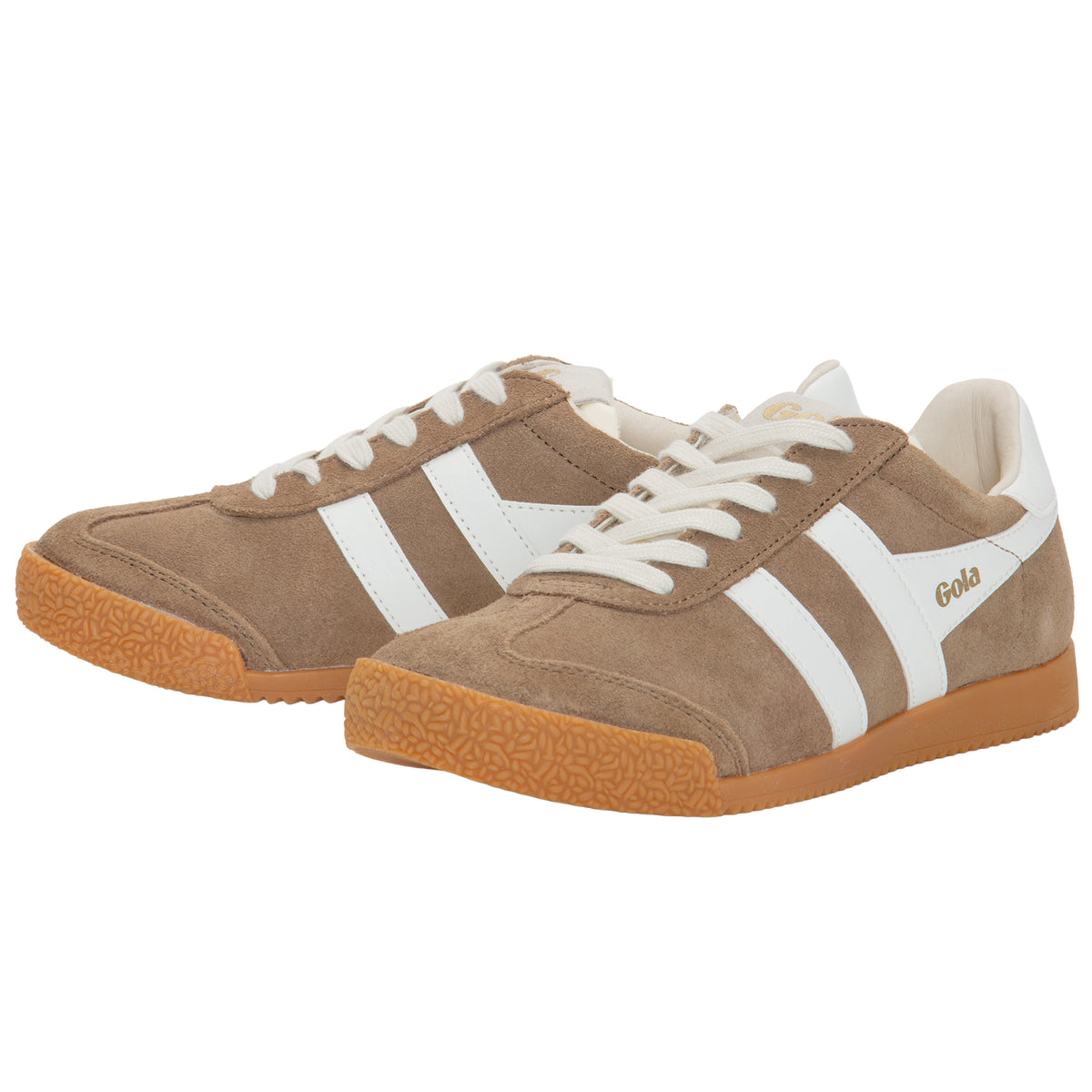 Gola Women's Elan Trainer In Tobacco/White M