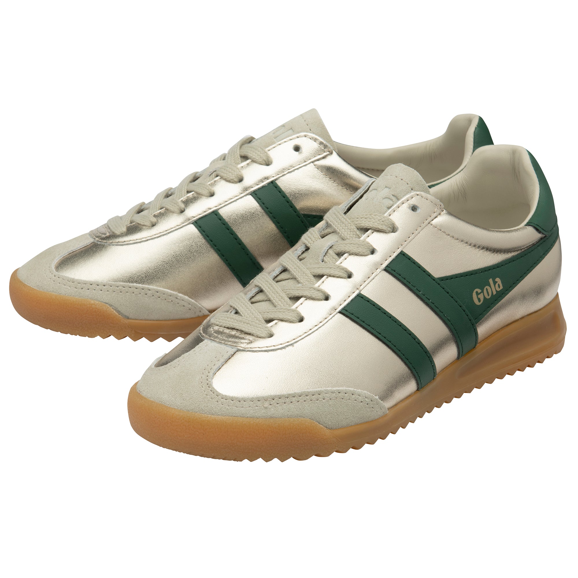 Gola Women's Torpedo Glimmer In Gold/Evergreen M