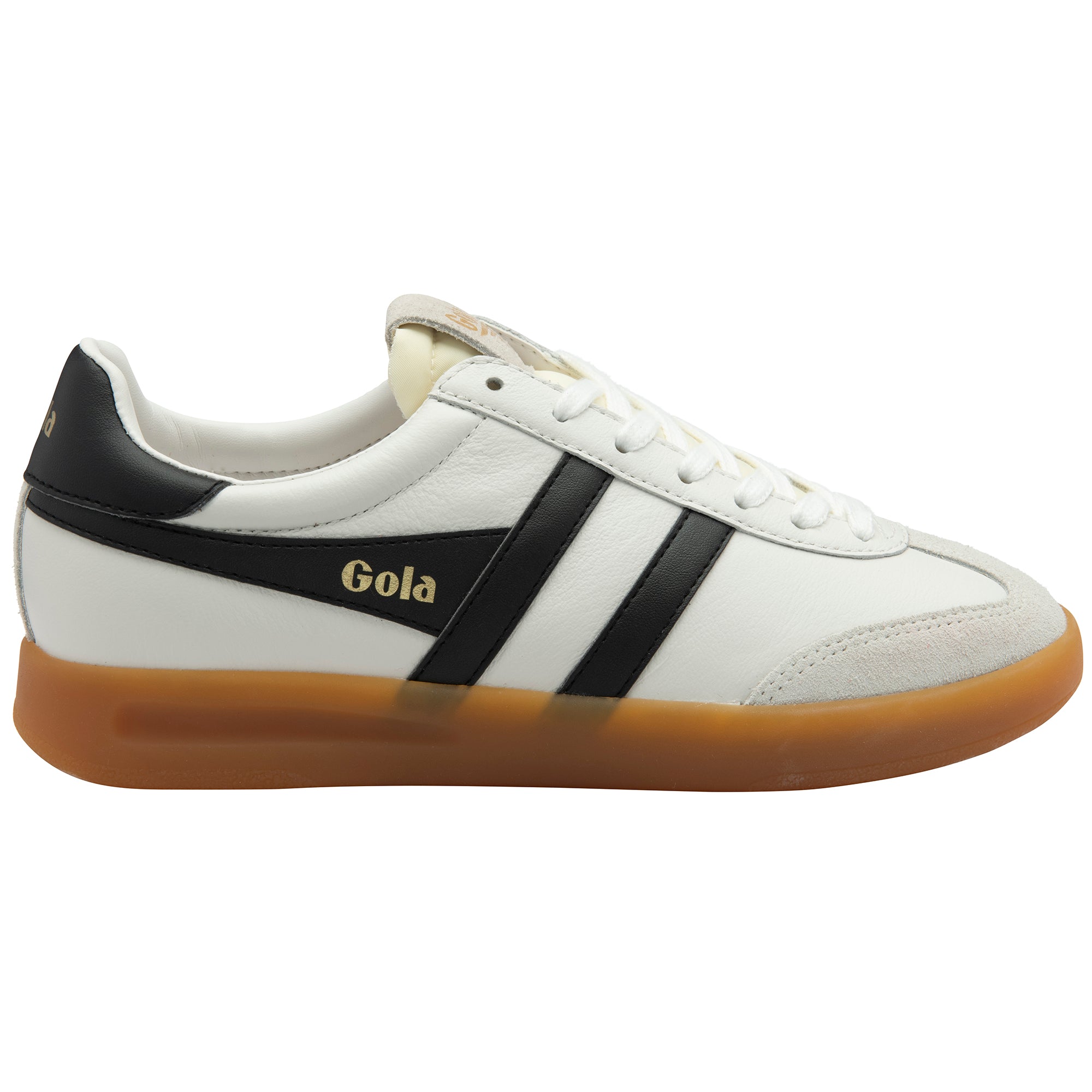 Gola Women's Cyclone Leather In White Black M