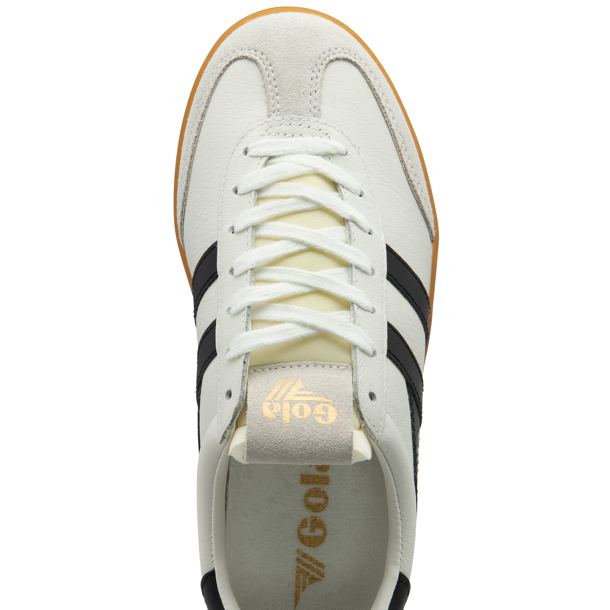 Gola Women's Cyclone Leather In White Black M