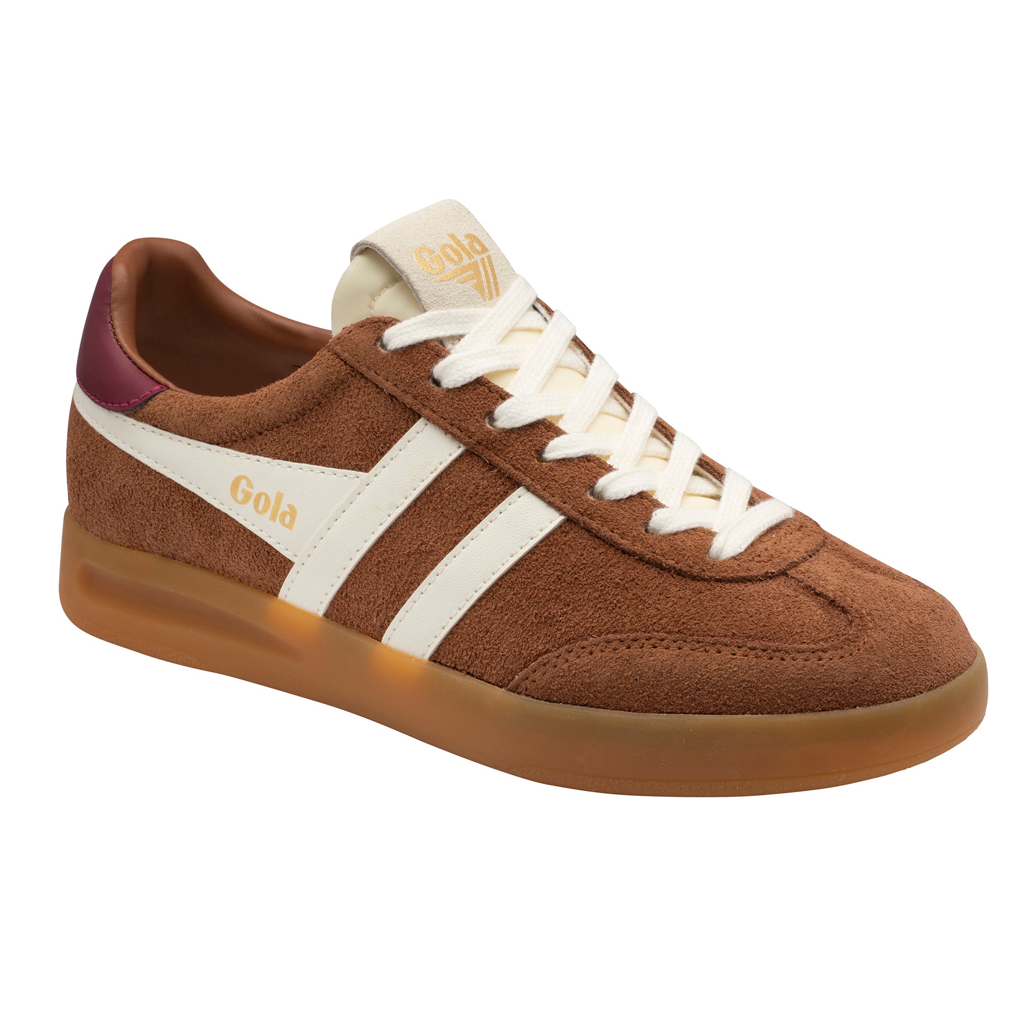 Gola Women's Cyclone Trainer In Umber/Off White M