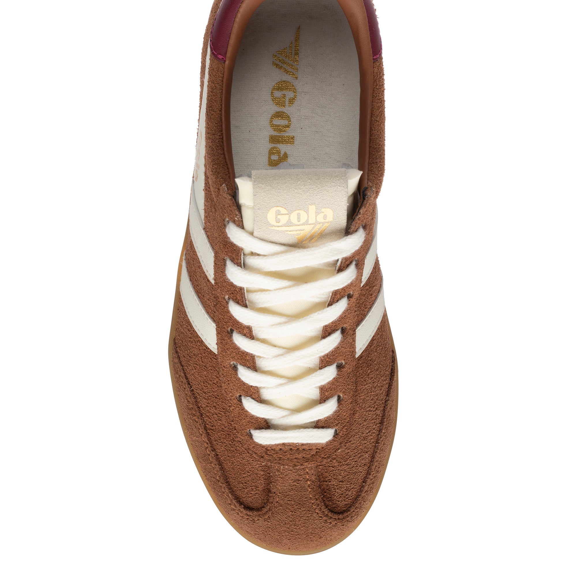 Gola Women's Cyclone Trainer In Umber/Off White M