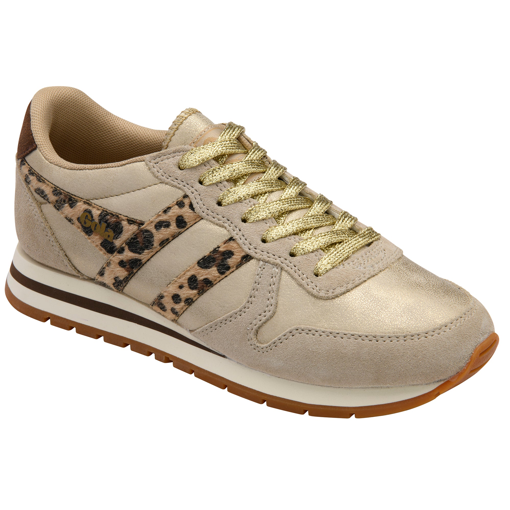 Gola Women's Daytona Blaze Ii In Gold/Leopard M