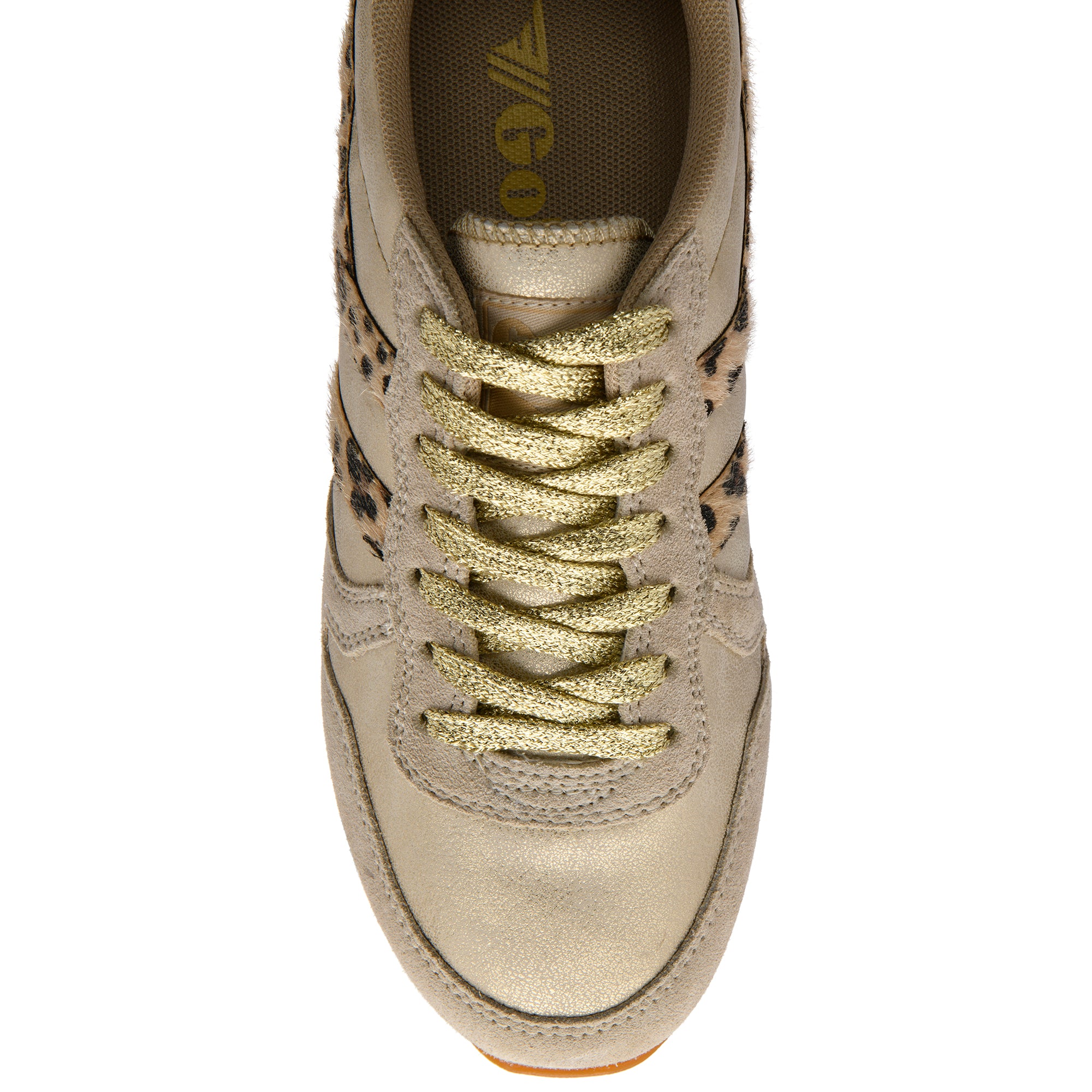 Gola Women's Daytona Blaze Ii In Gold/Leopard M