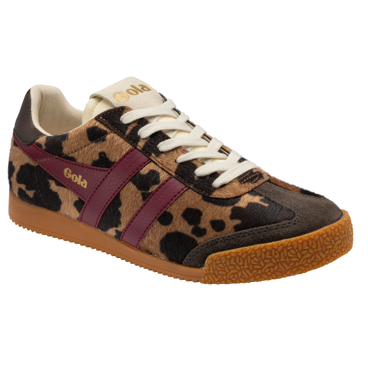 Gola Women's Elan Savanna Trainer In Animal Print M