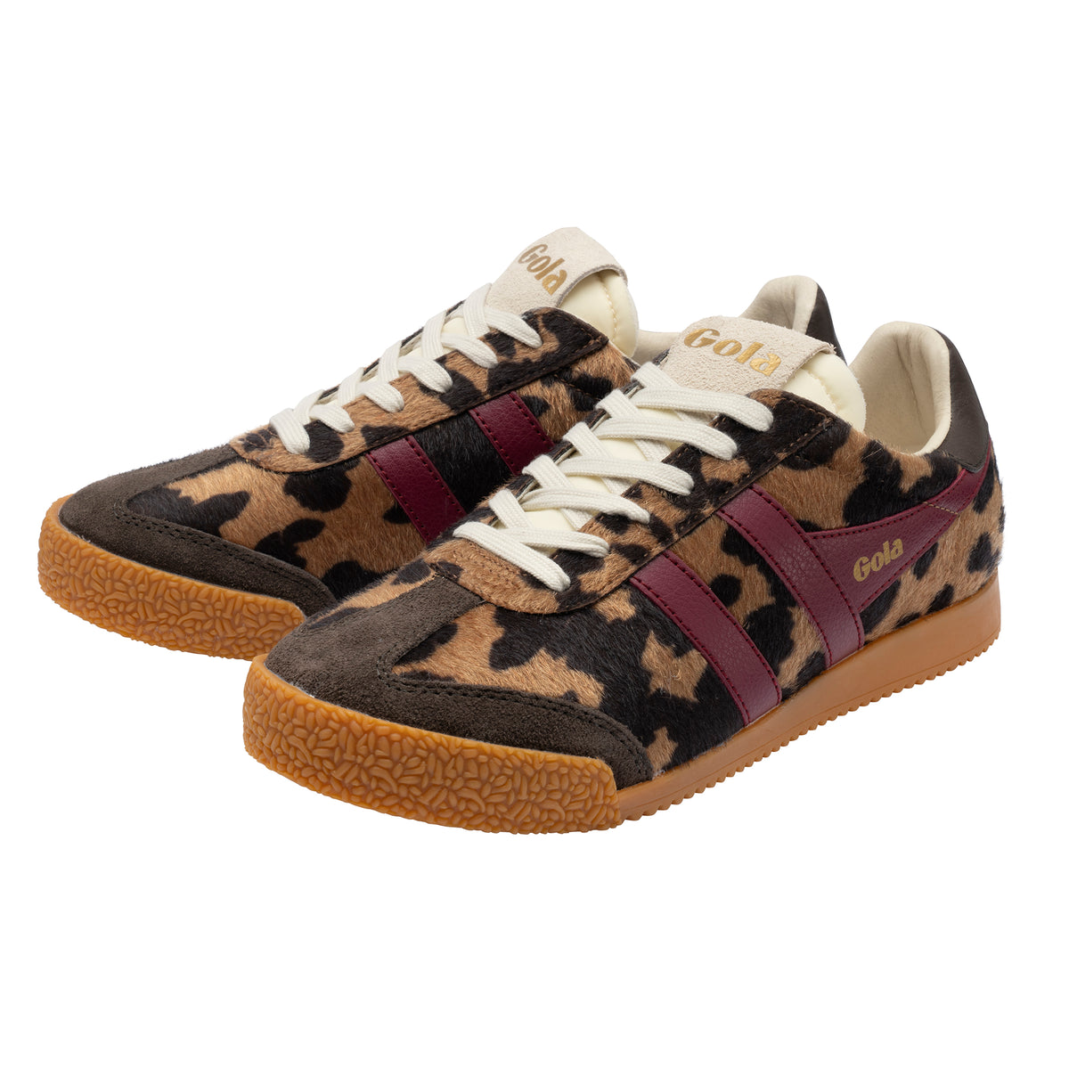 Gola Women's Elan Savanna Trainer In Animal Print M