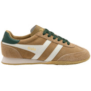 Gola Women's Sprinter Suede Trainer In Light Caramel/Off White M