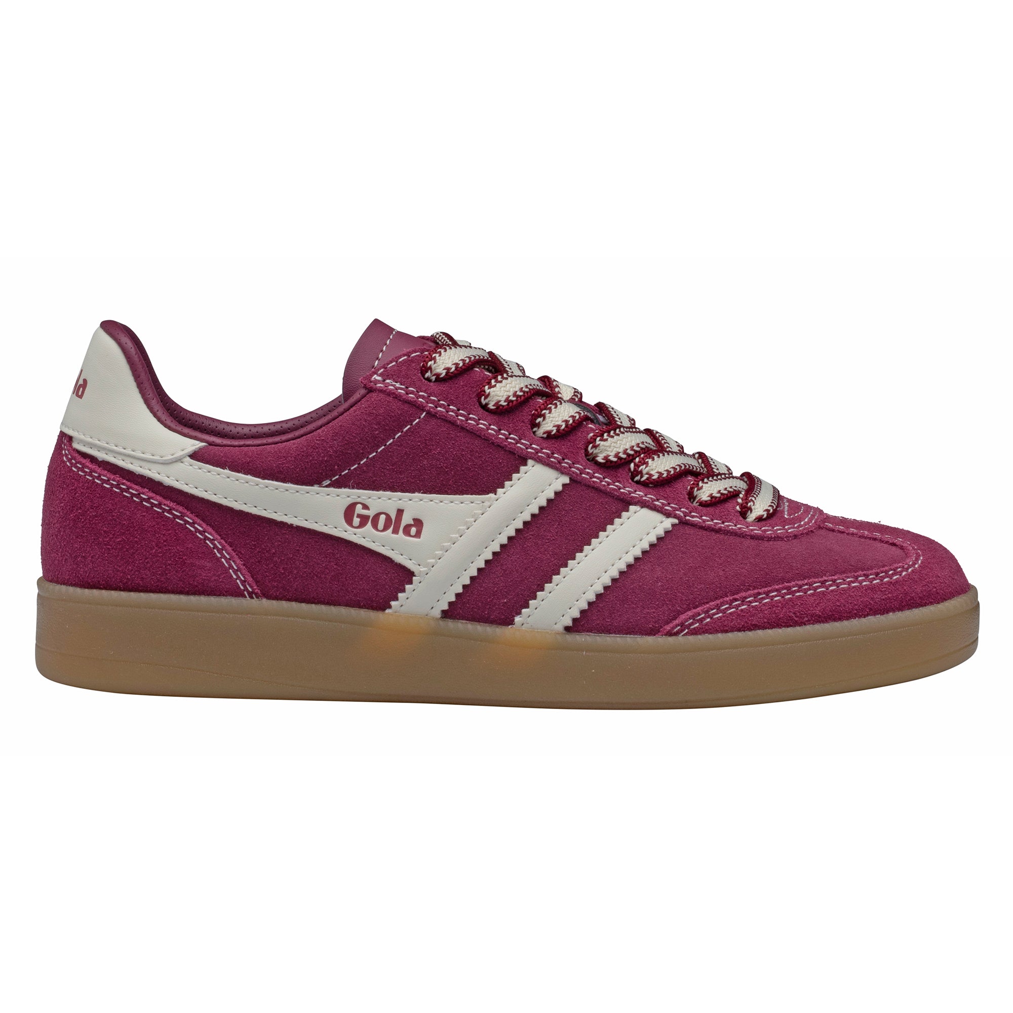 Gola Women's Viper 78 Trainer In Cerise/Off White/Gum M
