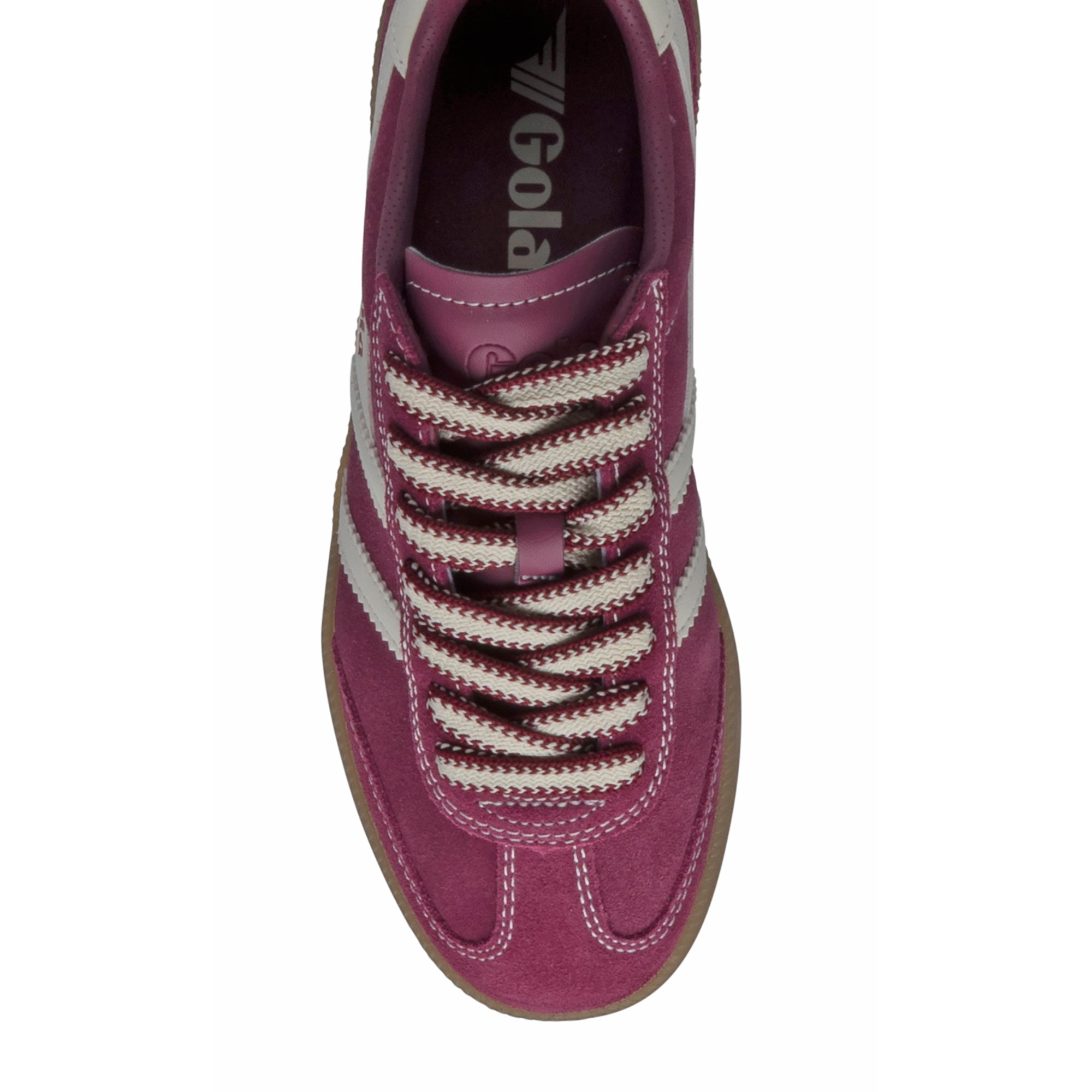 Gola Women's Viper 78 Trainer In Cerise/Off White/Gum M