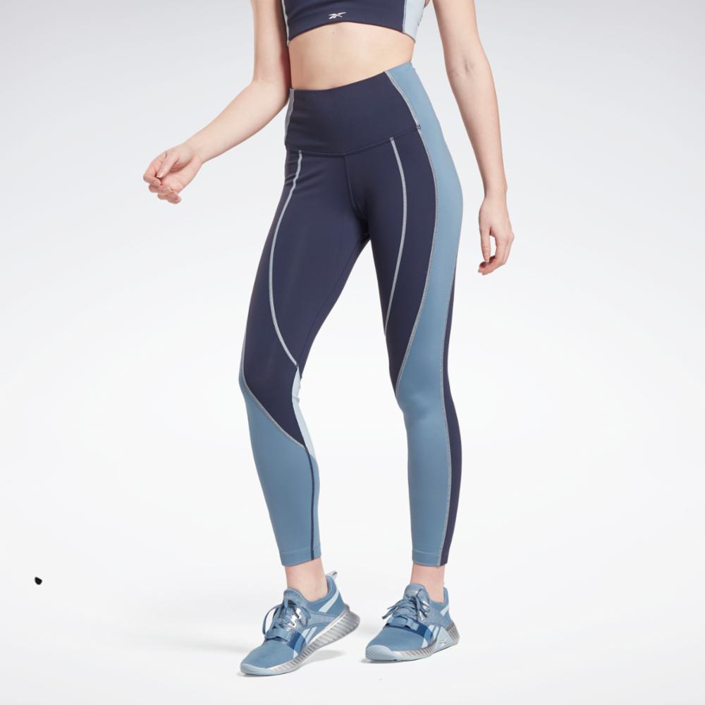 Reebok Apparel  Women's Ts Lux Hr Tight- Cb Reebok Training App Women Blue Reg